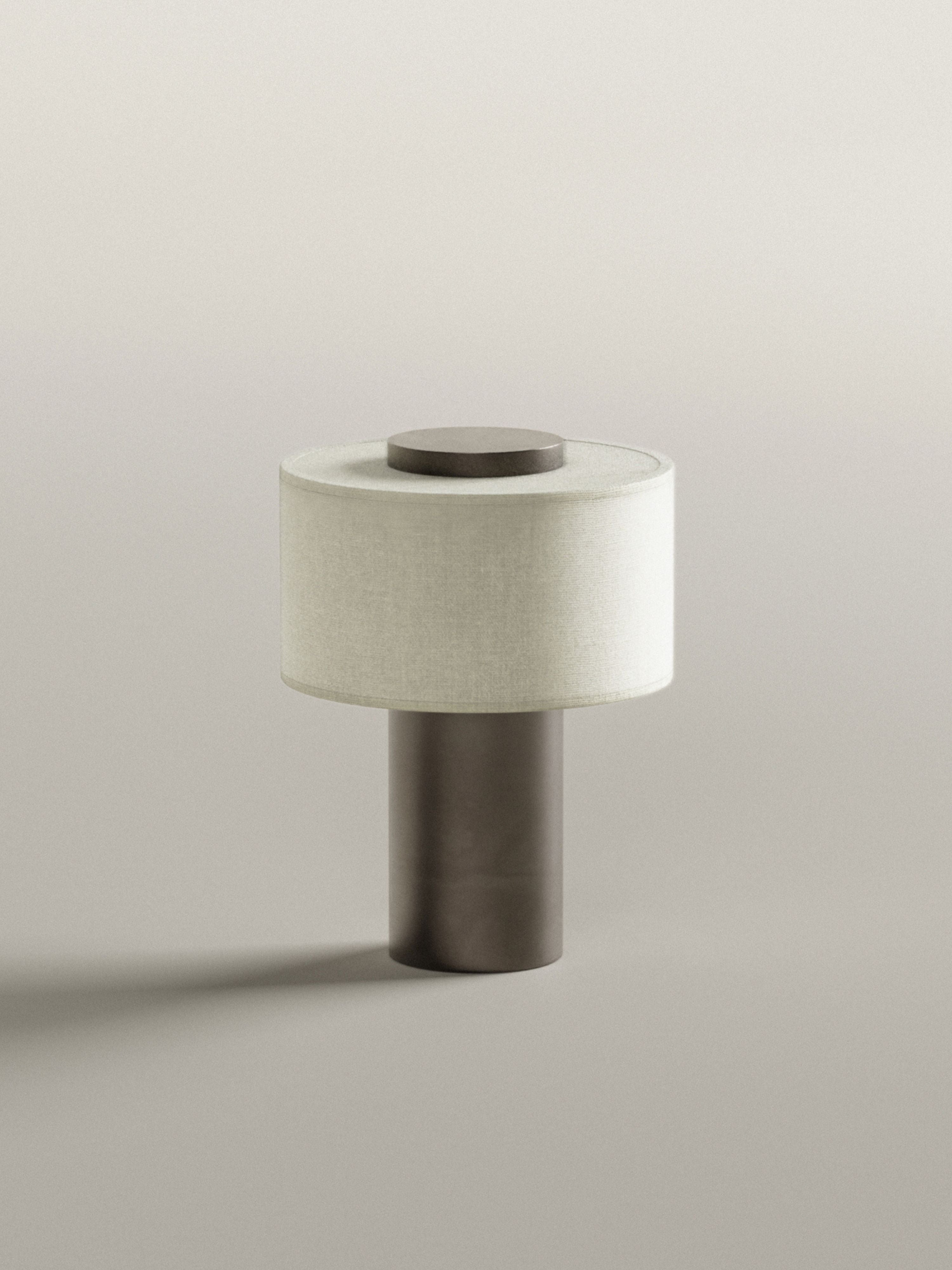 Auríe Portable Lamp | Bronze & Hør | 25 cm