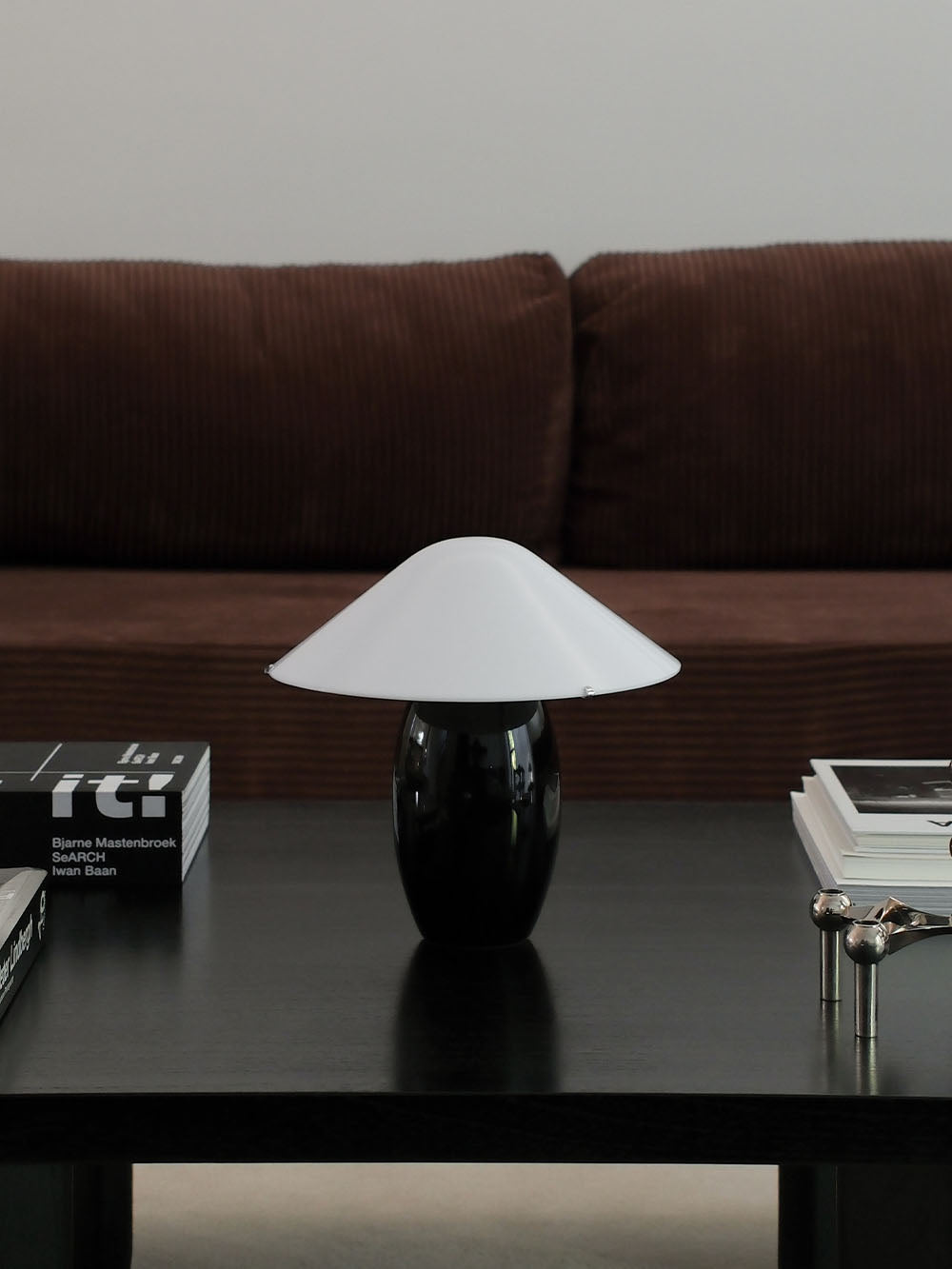 Maríel Portable Lamp | Sort Keramik