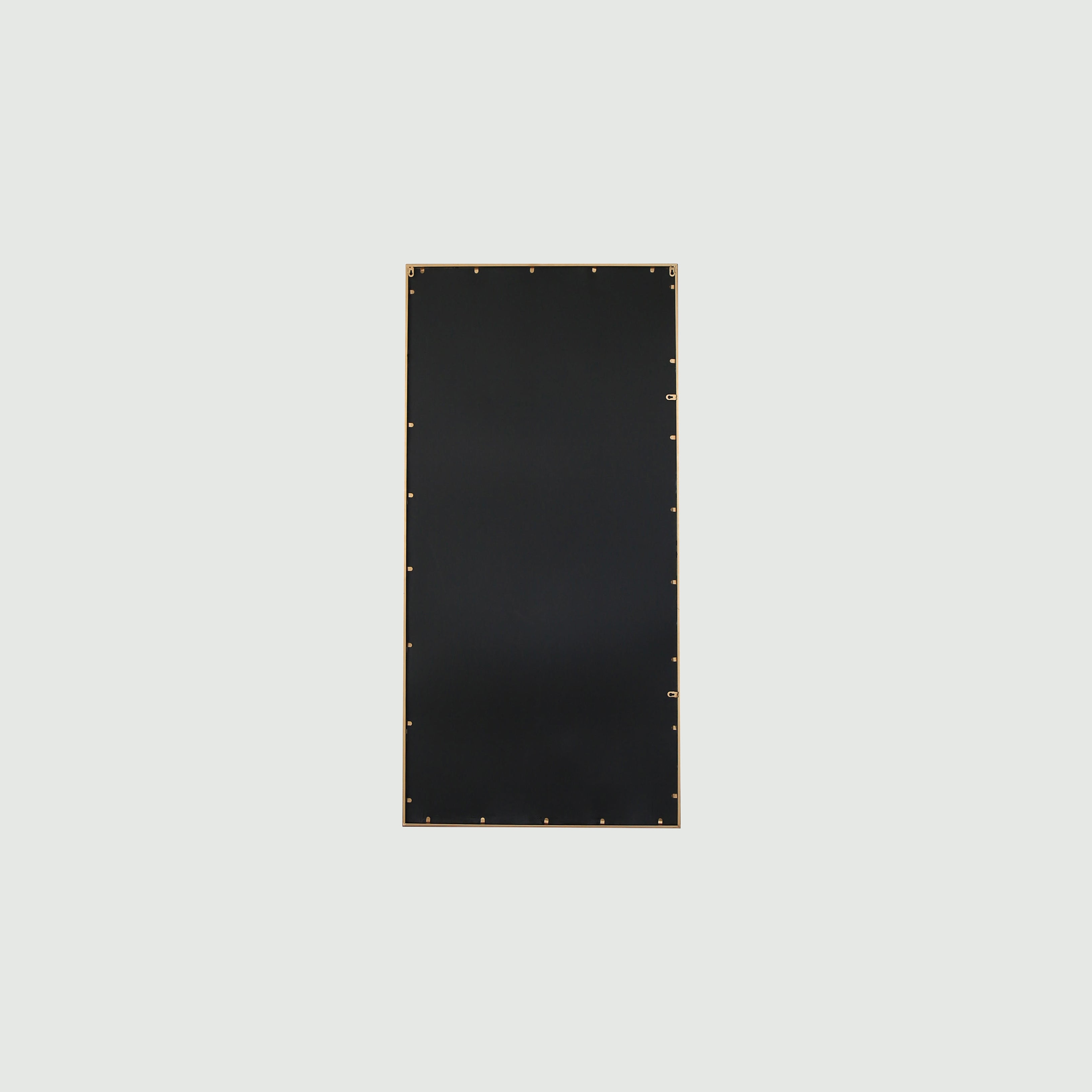 Grid mirror No.3 | Guld spejl med jernramme 180 x 90 cm - Blossholm