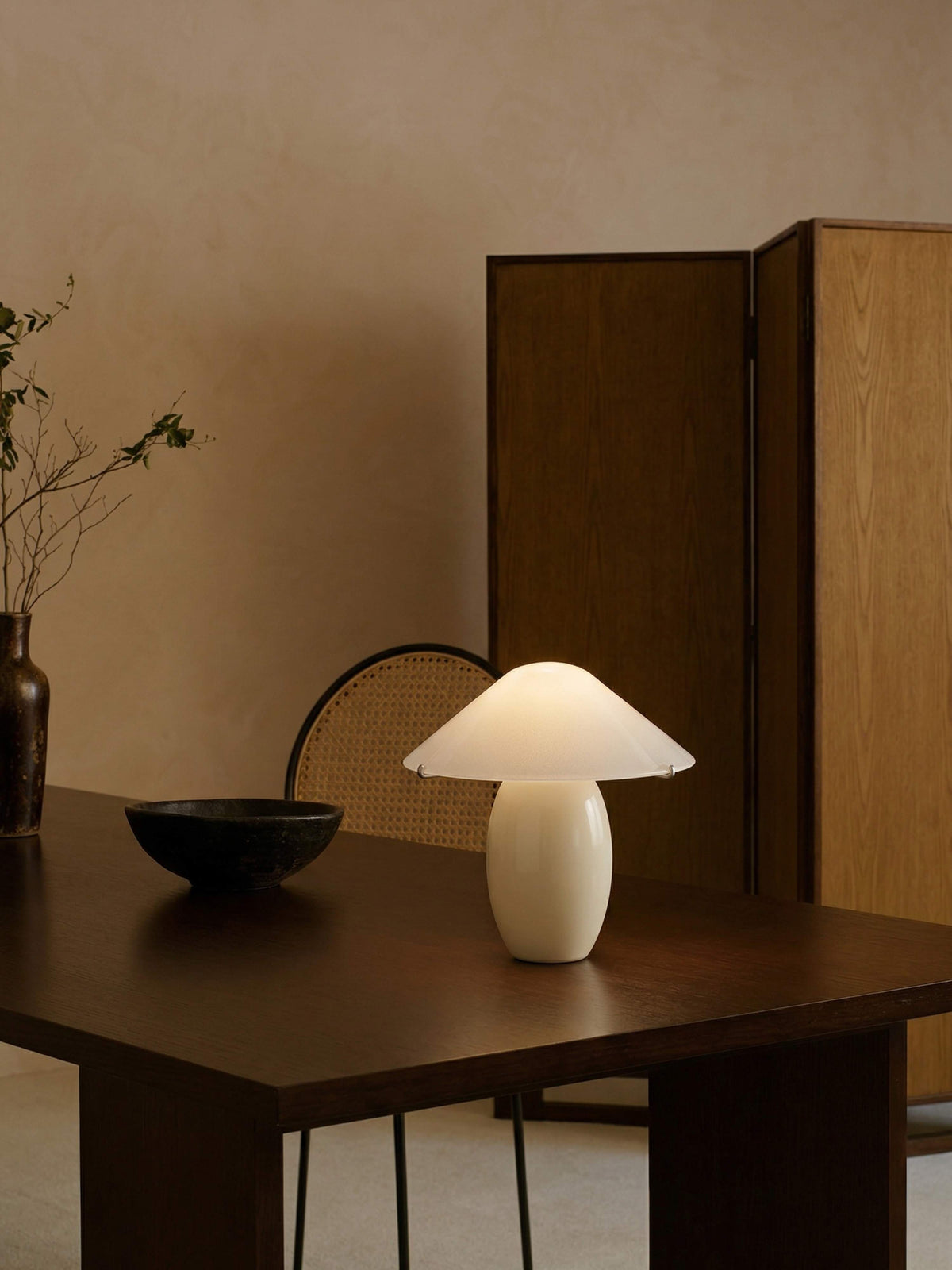 Maríel Portable Lamp | Off-white Keramik
