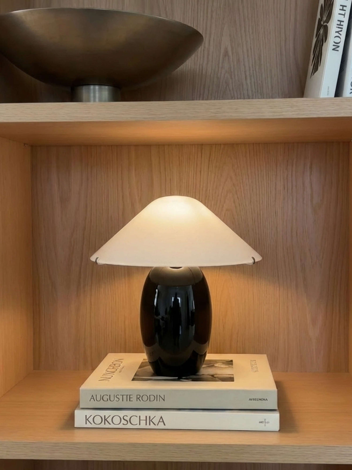 Maríel Portable Lamp | Sort Keramik