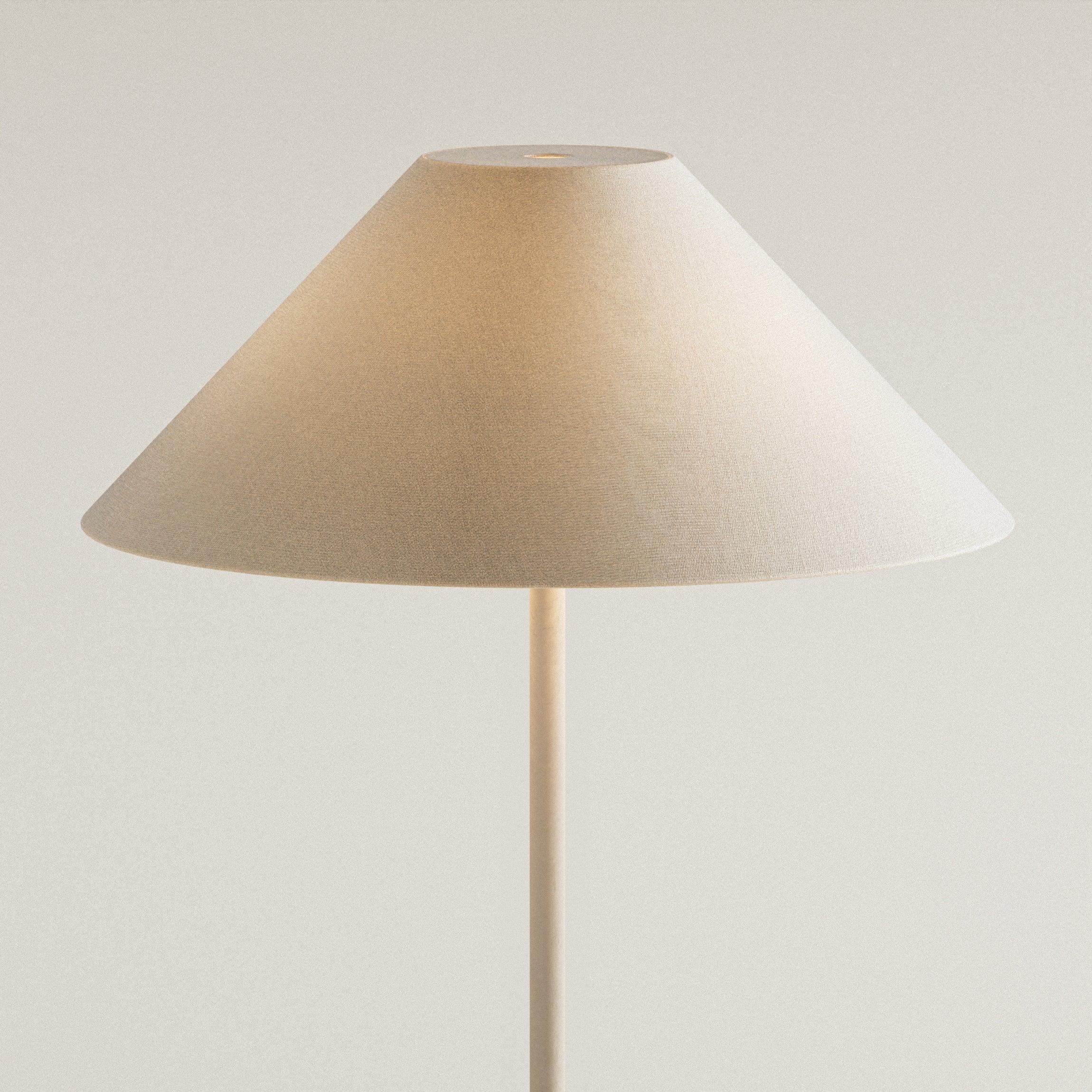 Aya Gulvlampe | Travertine & Hør - Blossholm