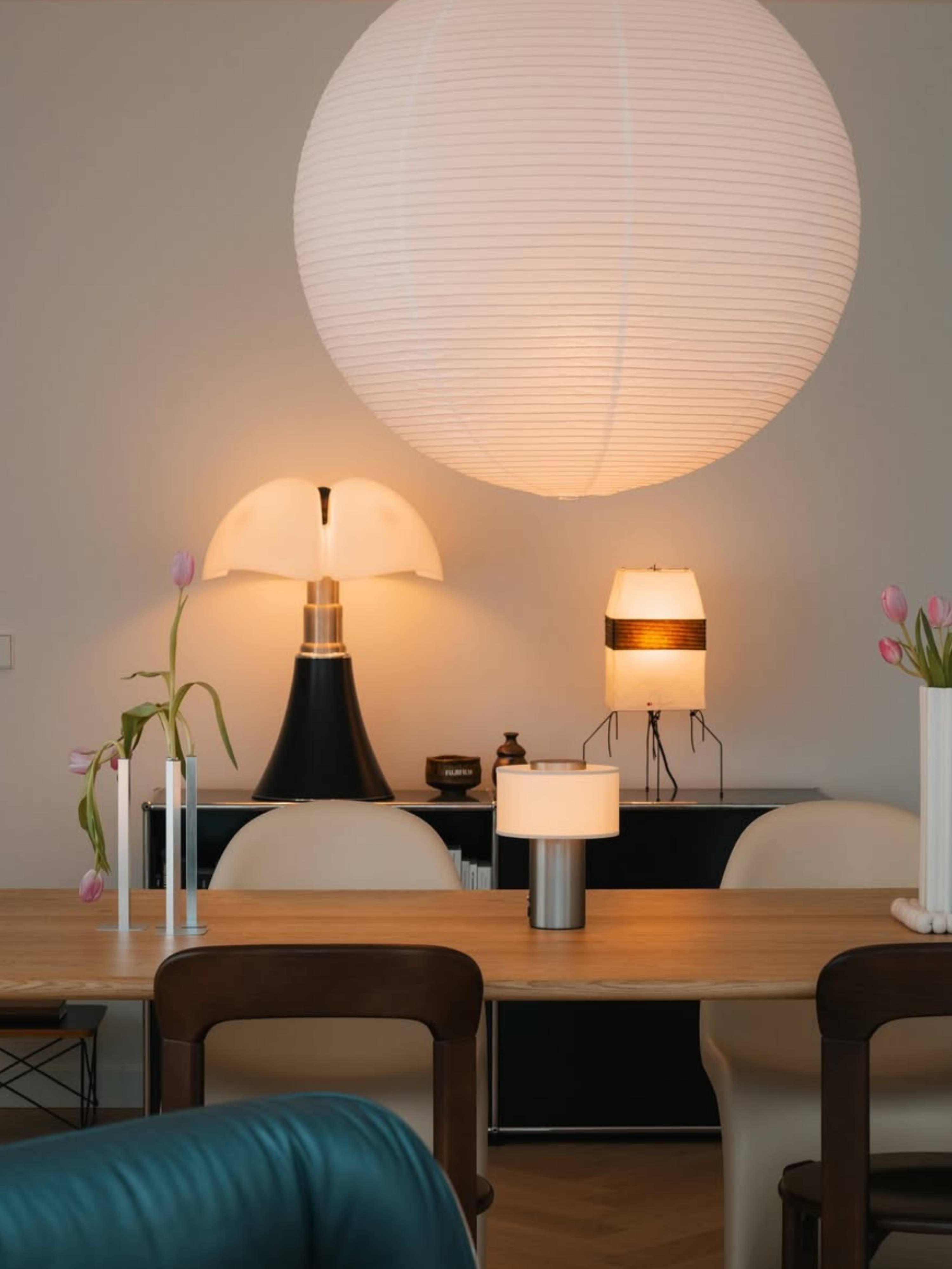Auríe Portable Lamp | Aluminium & Hør | 25 cm