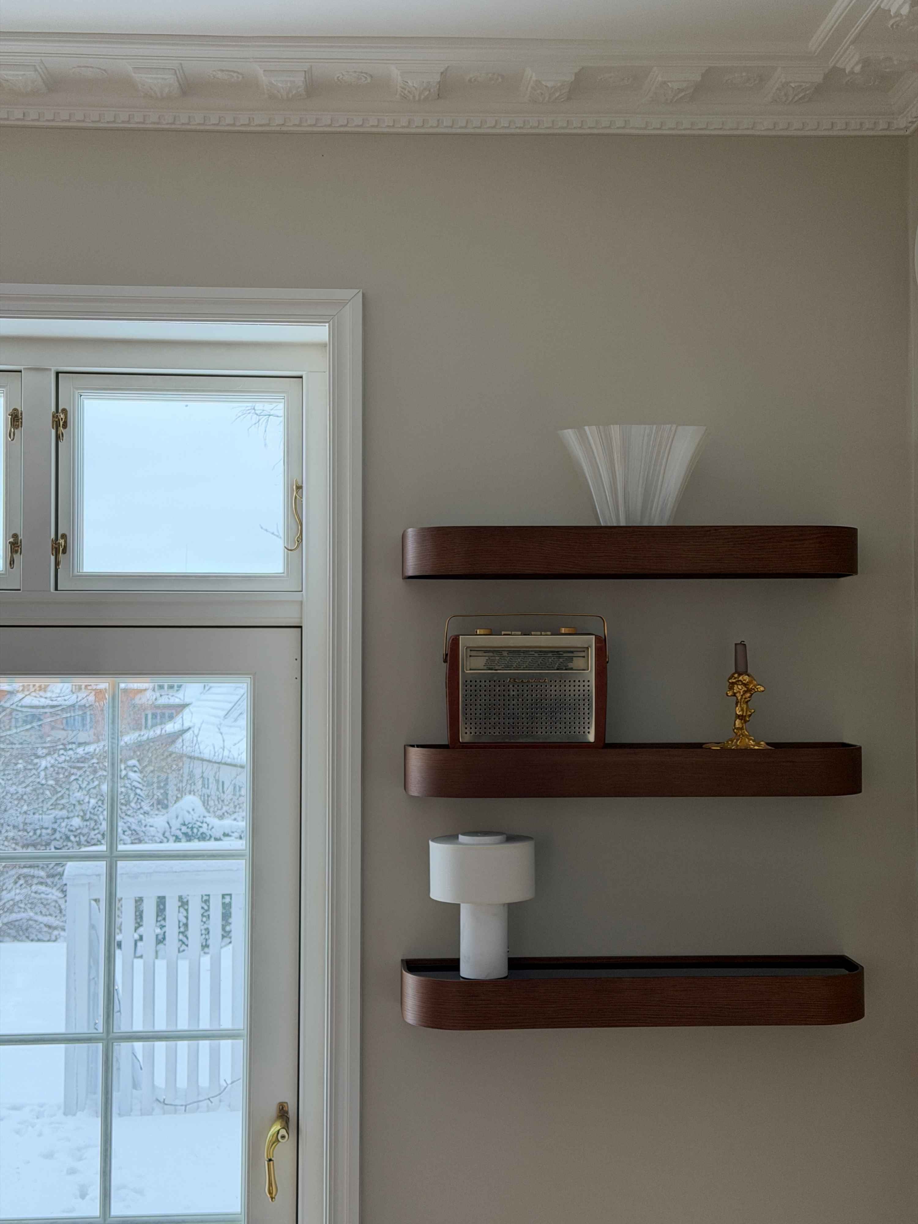 Auríe Portable Lamp | Hvid Marmor & Hør | 25 cm