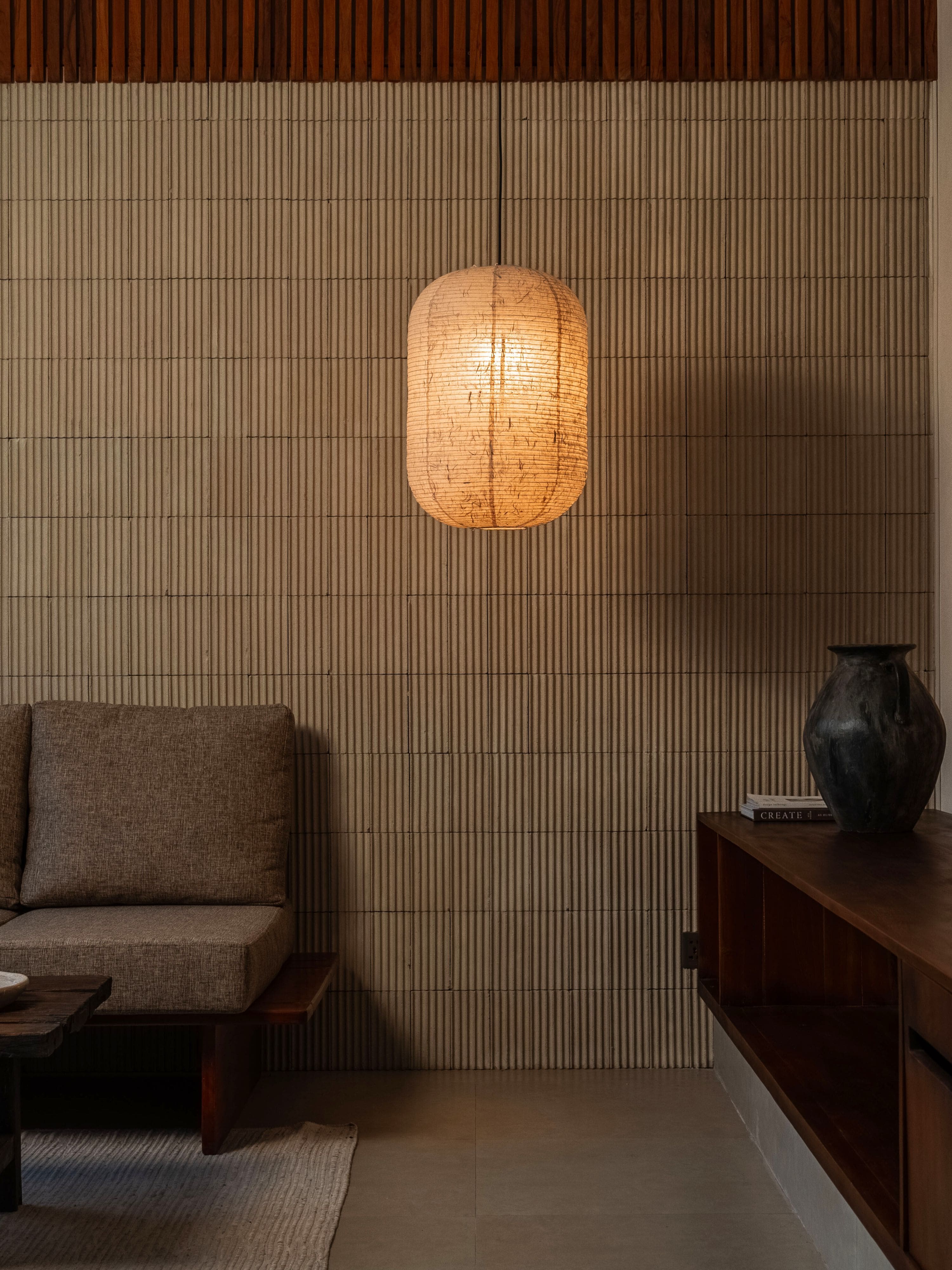 IKIN Pendant B2 | Natural Mulberry Paper | Rund - Flere Størrelser