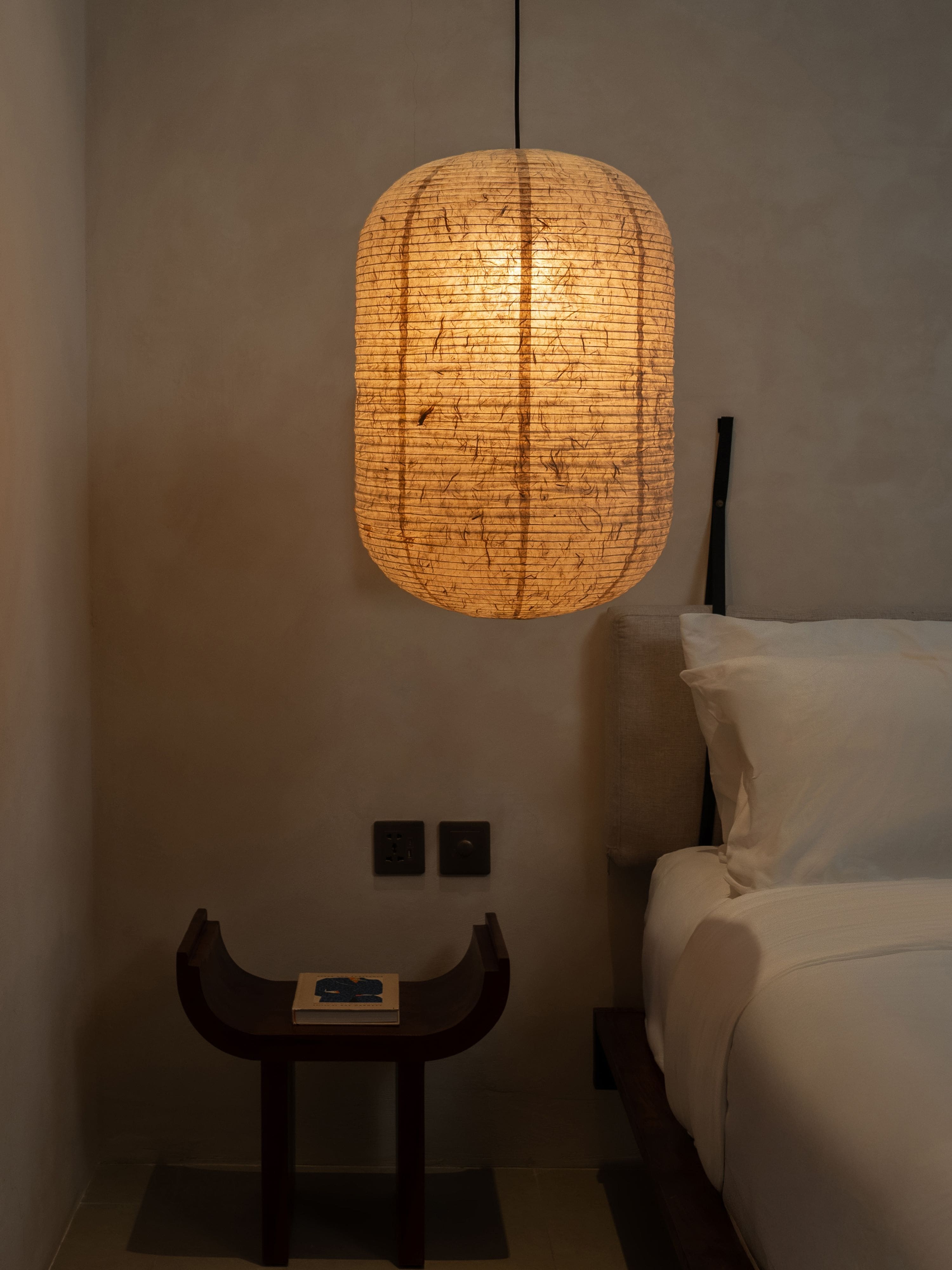 IKIN Pendant B2 | Natural Mulberry Paper | Rund - Flere Størrelser