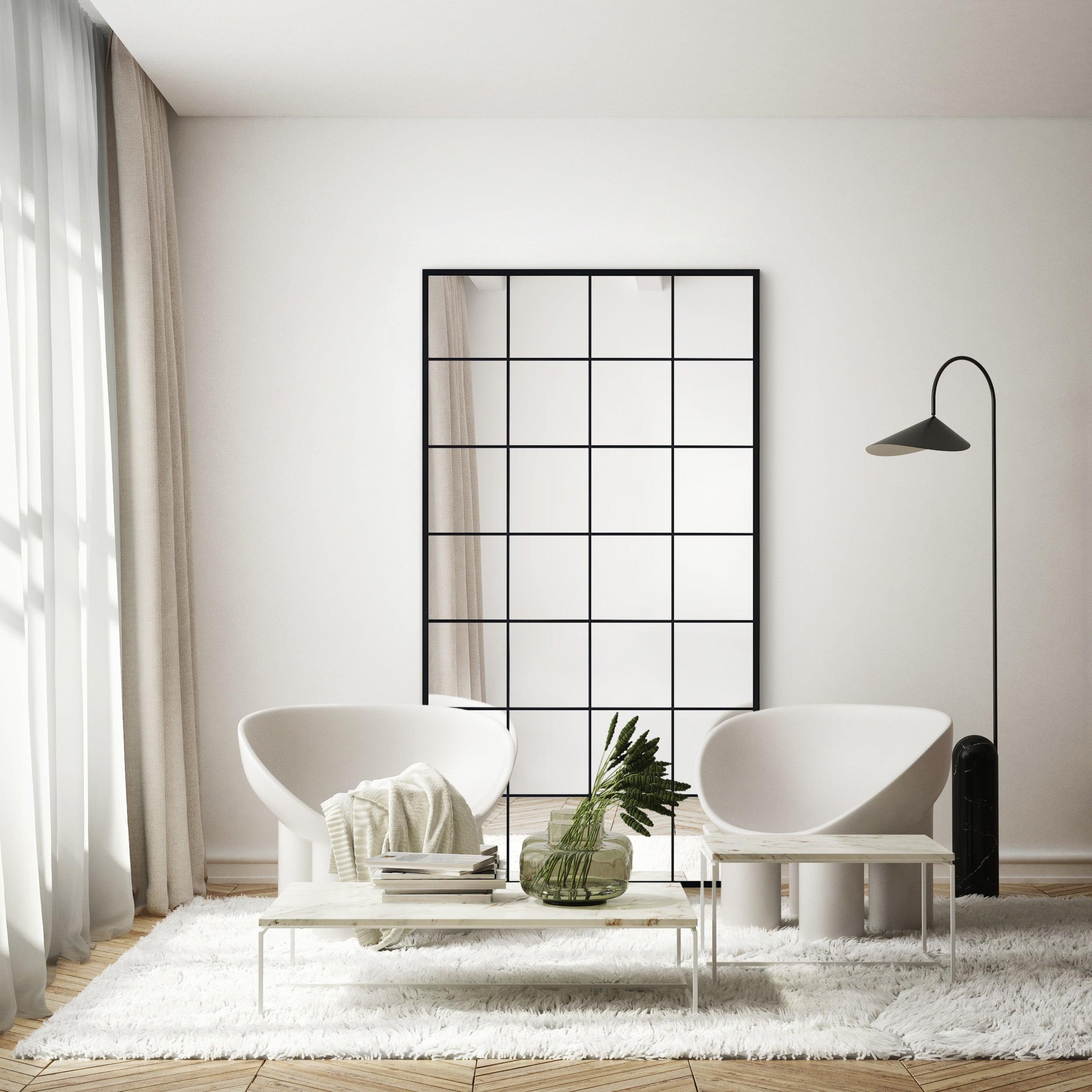 Grid mirror no. 6 som et smukt dekorativt element | 210 x 120 cm