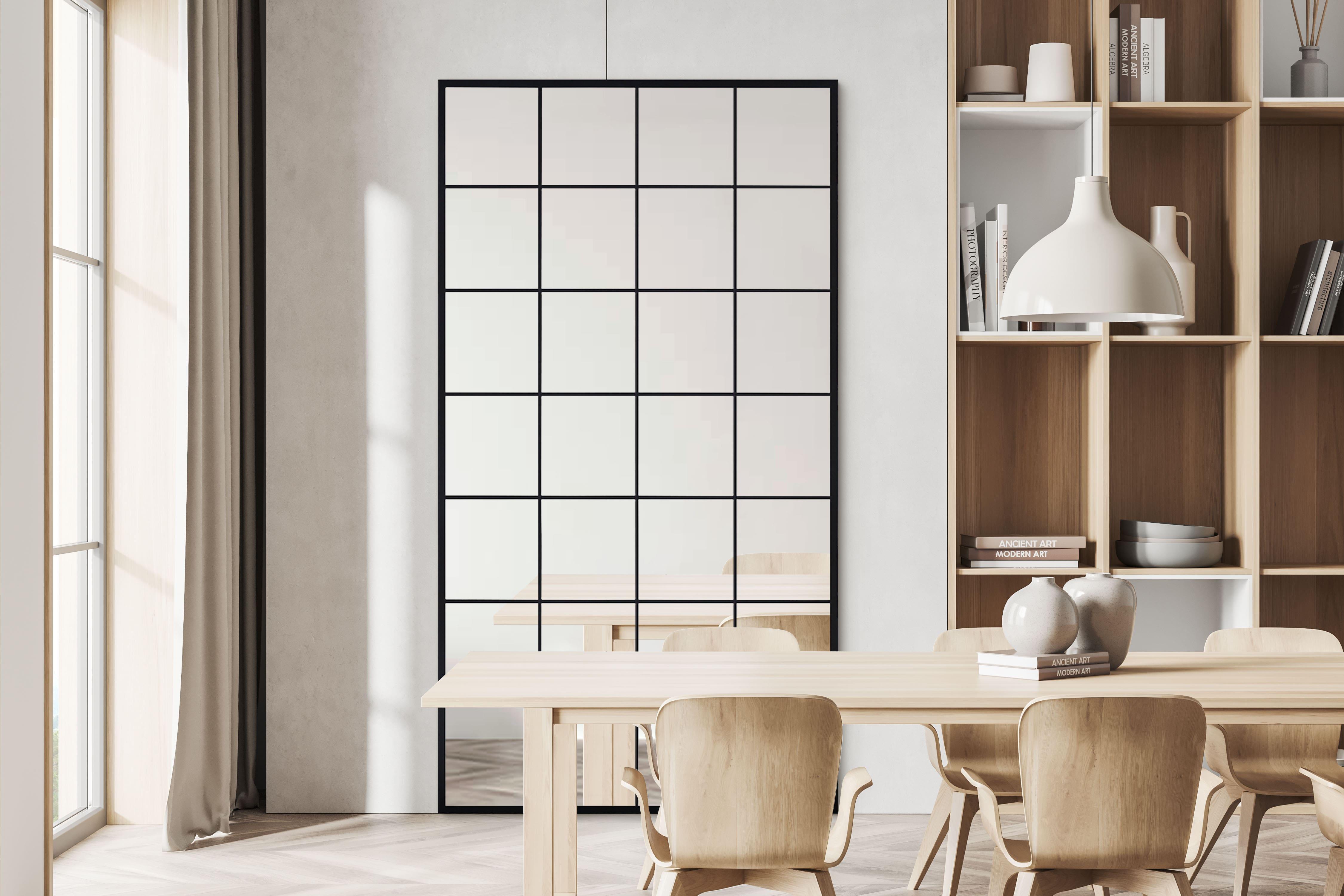 Grid mirror no. 6 et et yderst smukt element til hjemmet | 210 x 120 cm