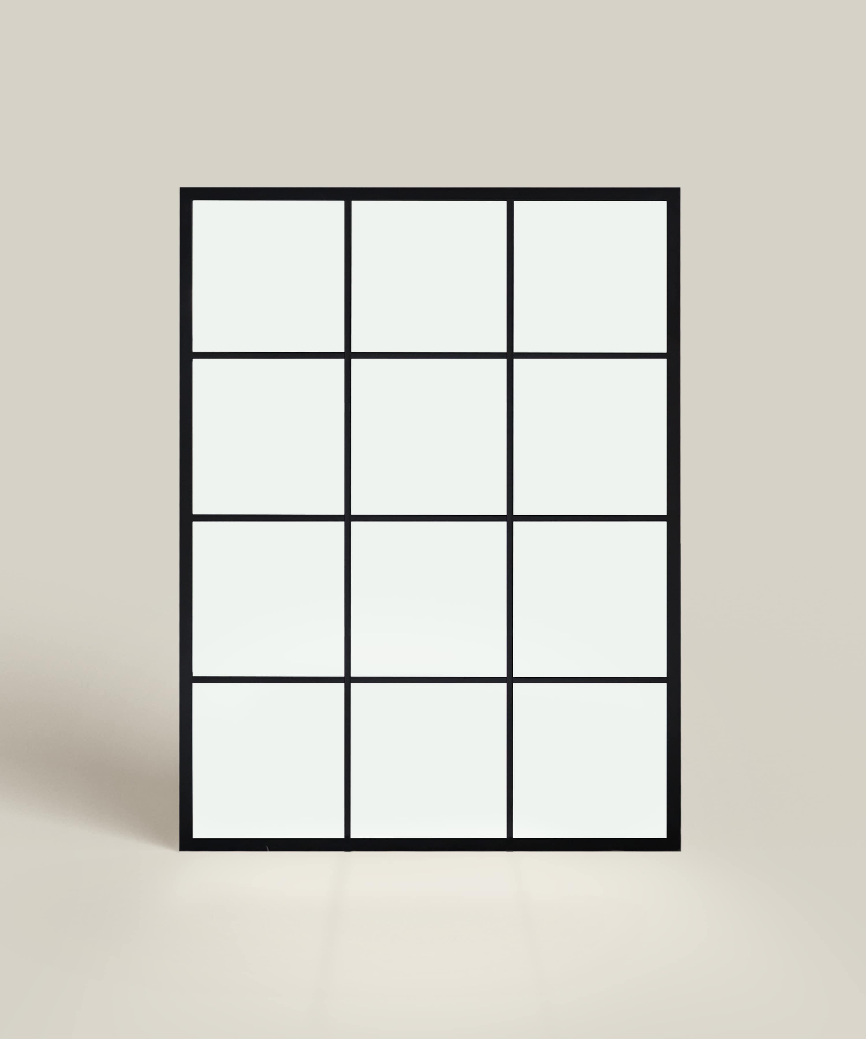 Grid mirror no. 5 set forfra  |  95 x 70 cm