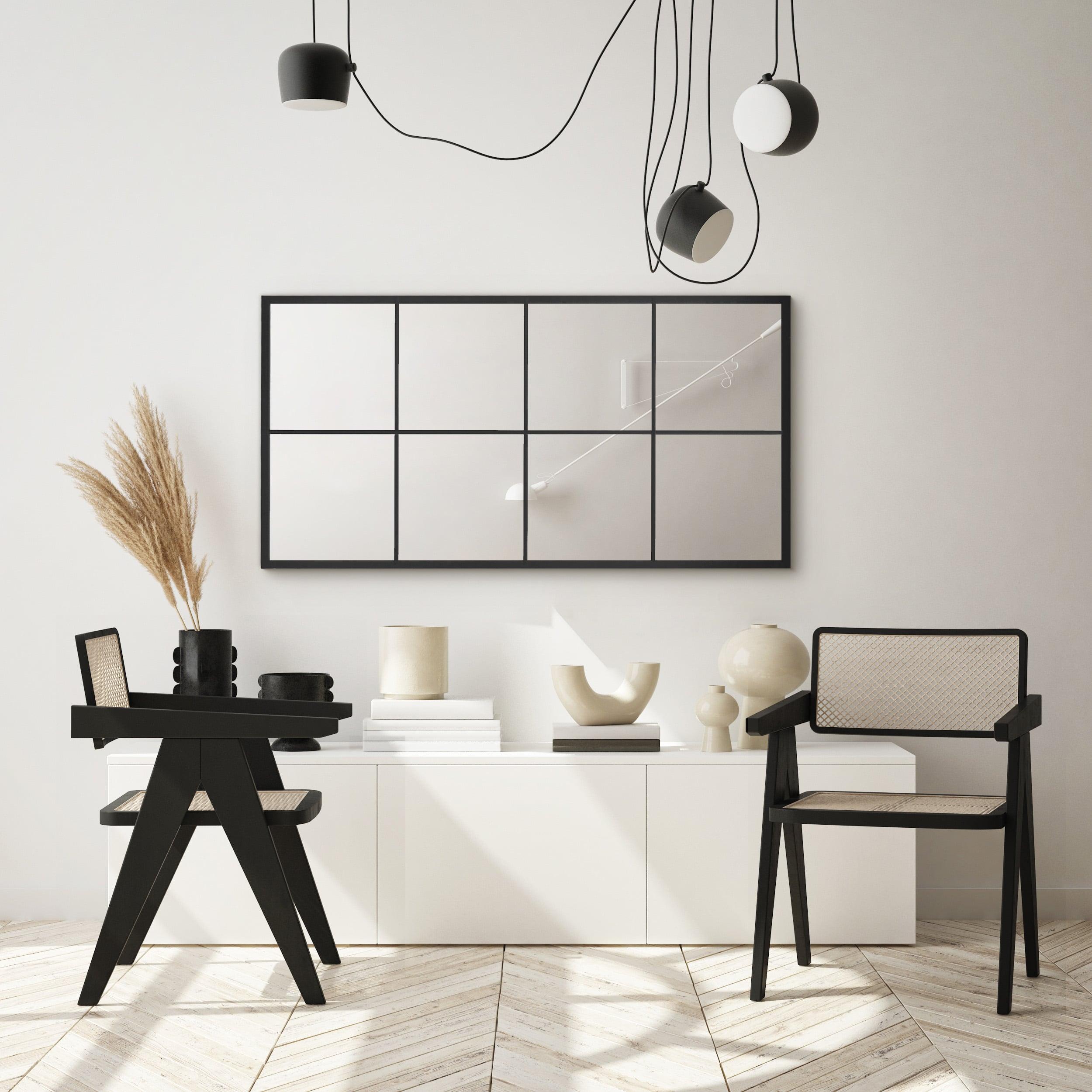 Grid mirror no. 4 fremstår flot begge veje | 120 x 60 cm