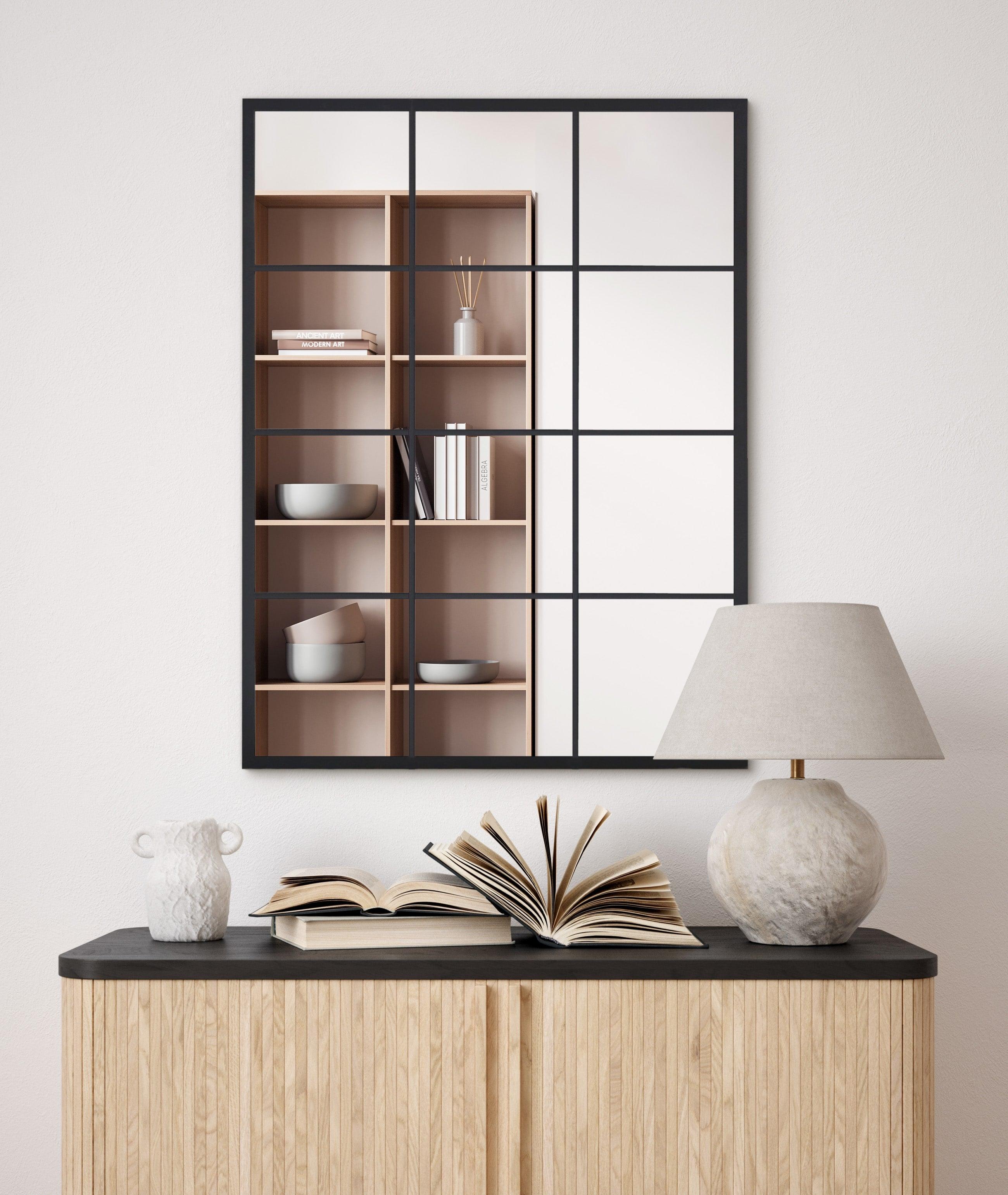 Grid mirror no. 5 kan fungere som et kunstværk i sig selv | 95 x 70 cm
