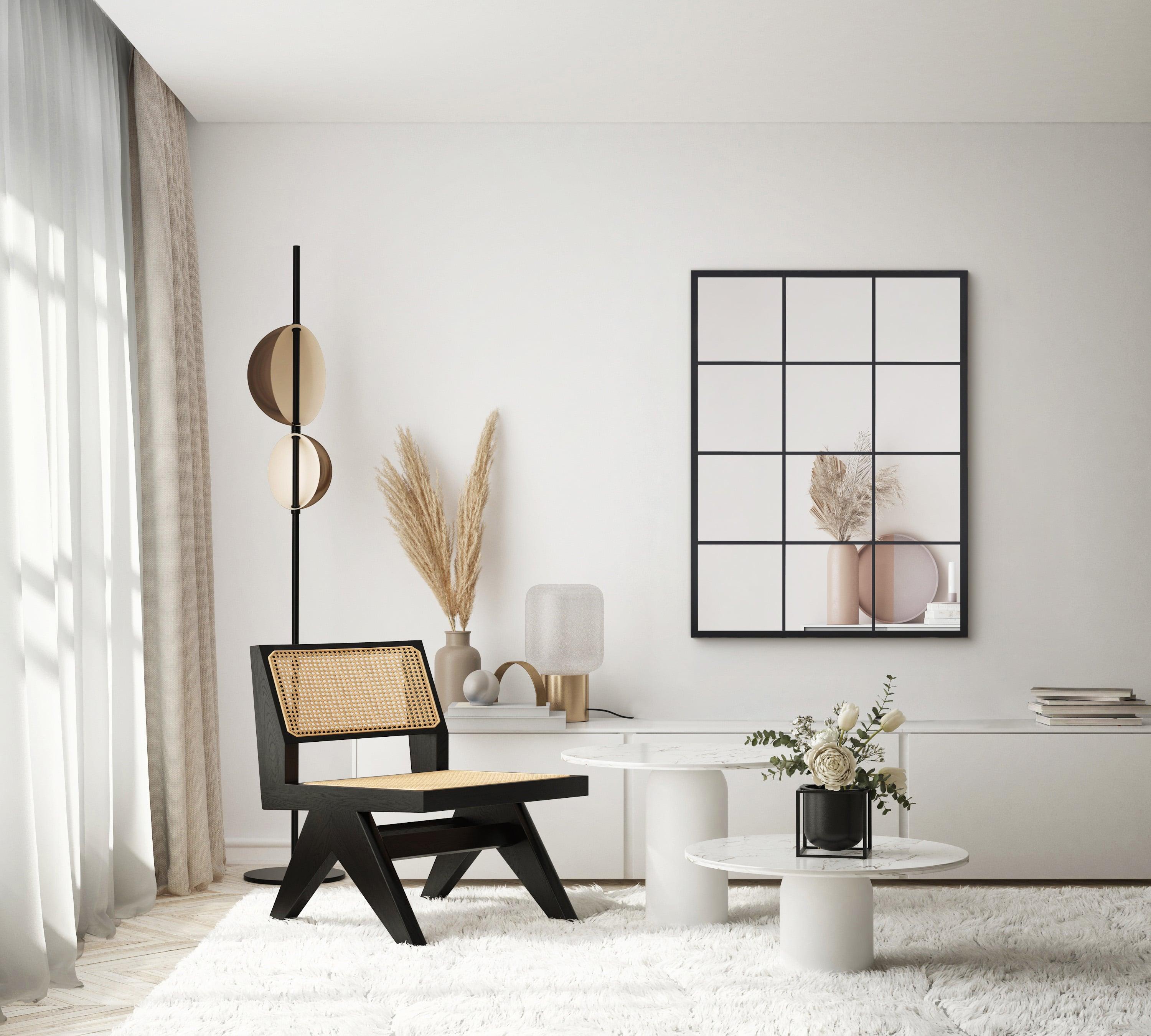 Grid mirror no. 5 er en skønhed i sig selv | 95 x 70 cm
