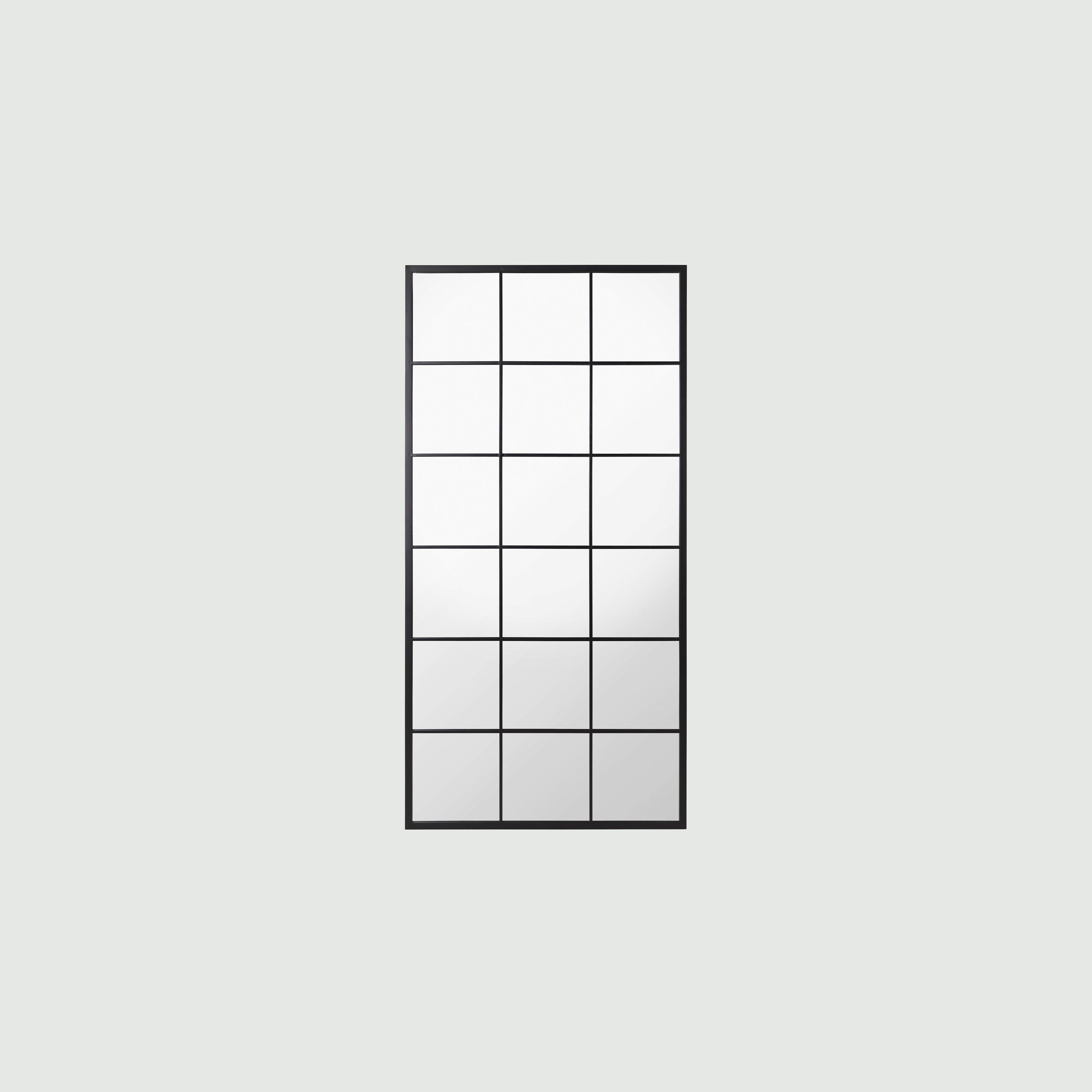 Clean billede af Grid mirror No.3 | 180x90 cm