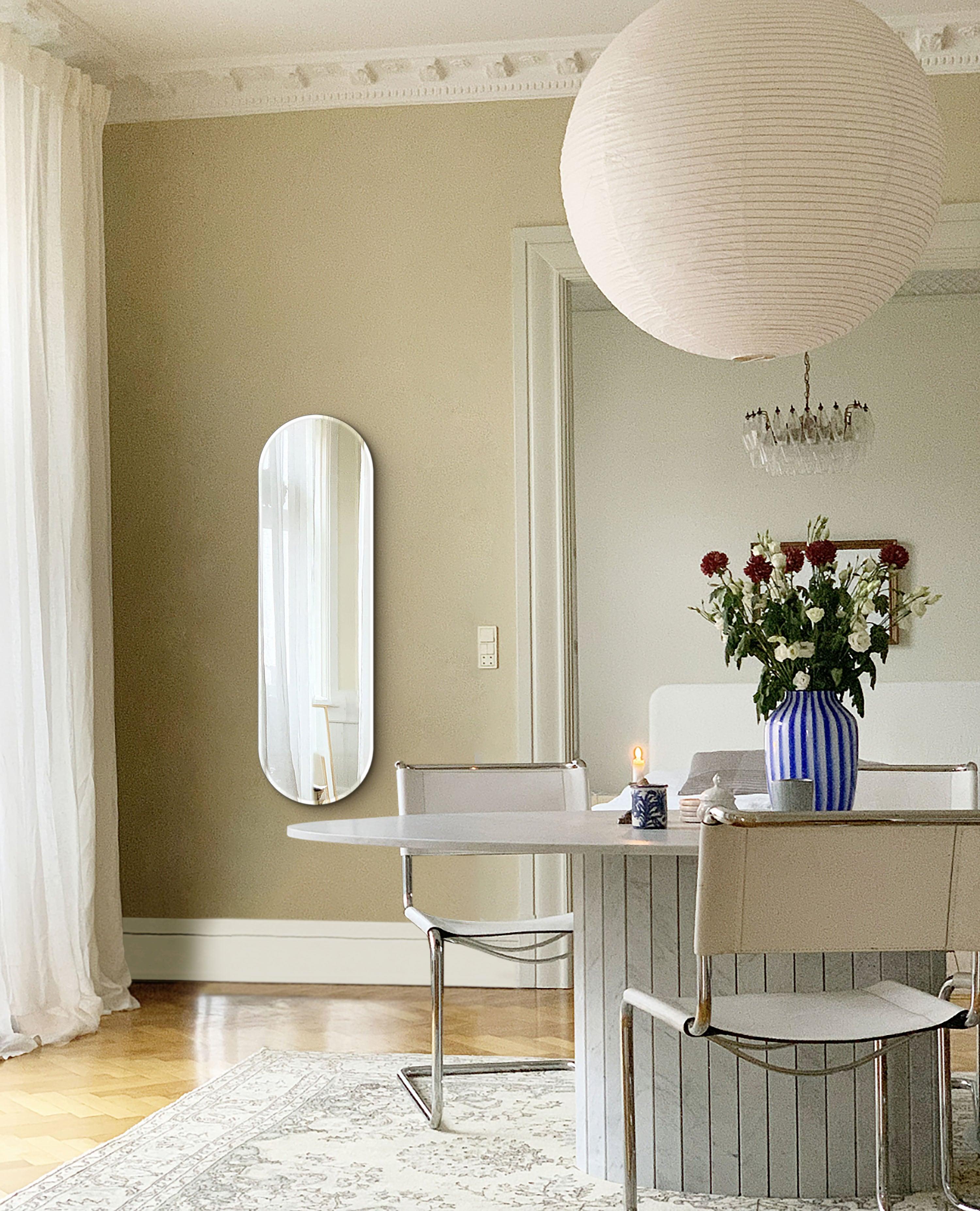 Oval Mirror No. 1 | 30 x 100 cm. - Blossholm