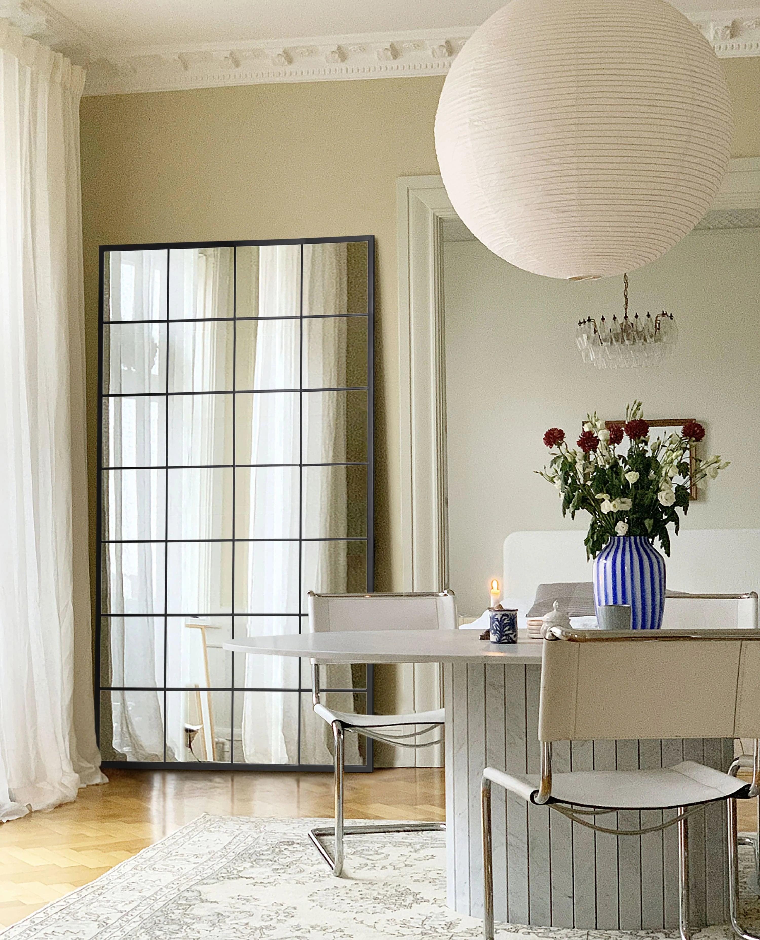 Grid mirror XL | 210 x 120 cm. - Blossholm