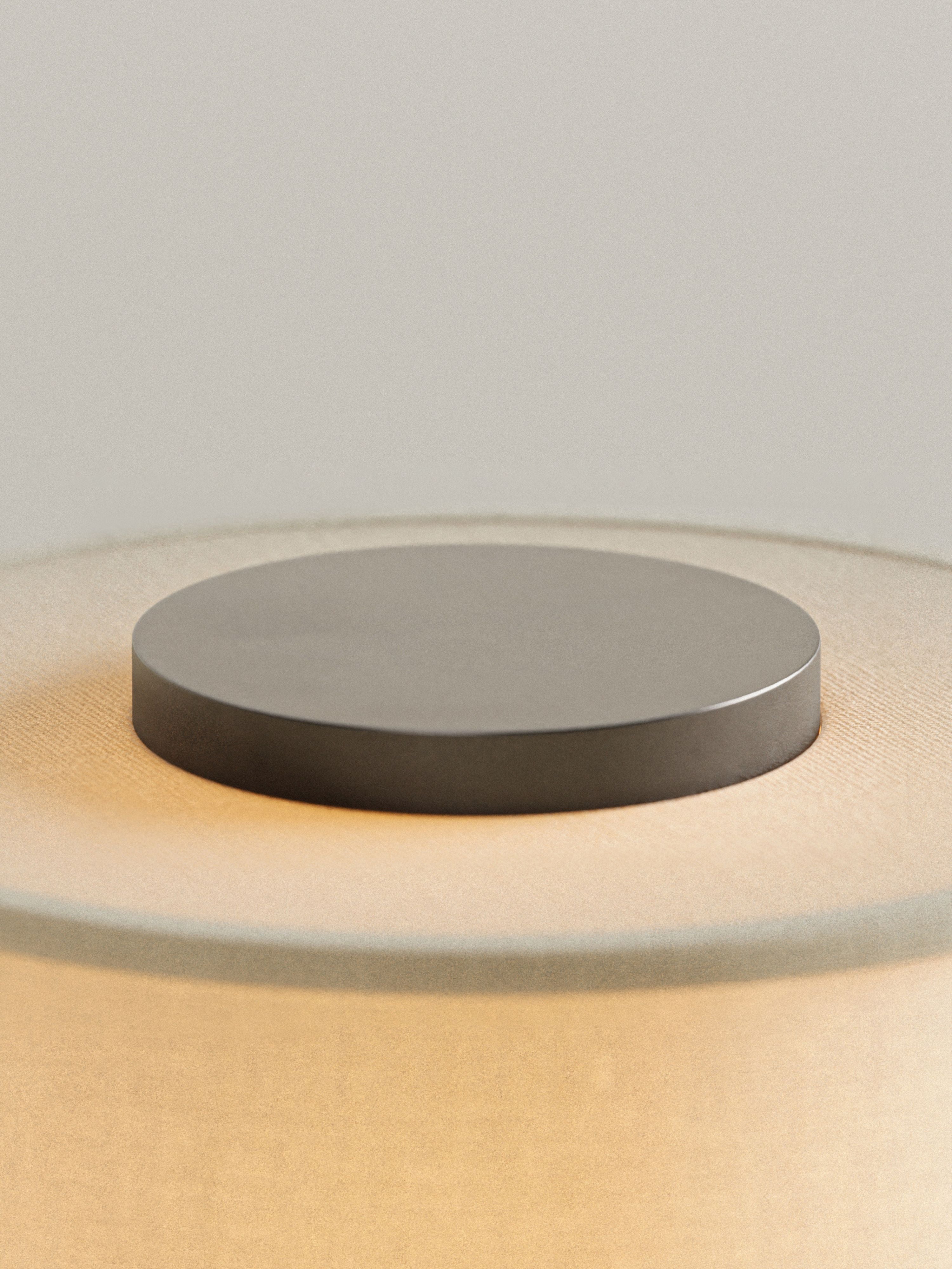 Auríe Portable Lamp | Bronze & Hør | 25 cm