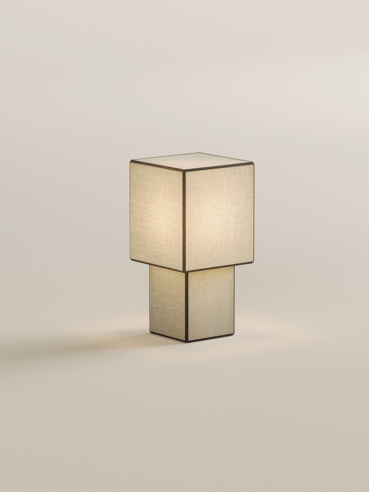 Forma Portable Lamp | Hør - Sorte Kanter