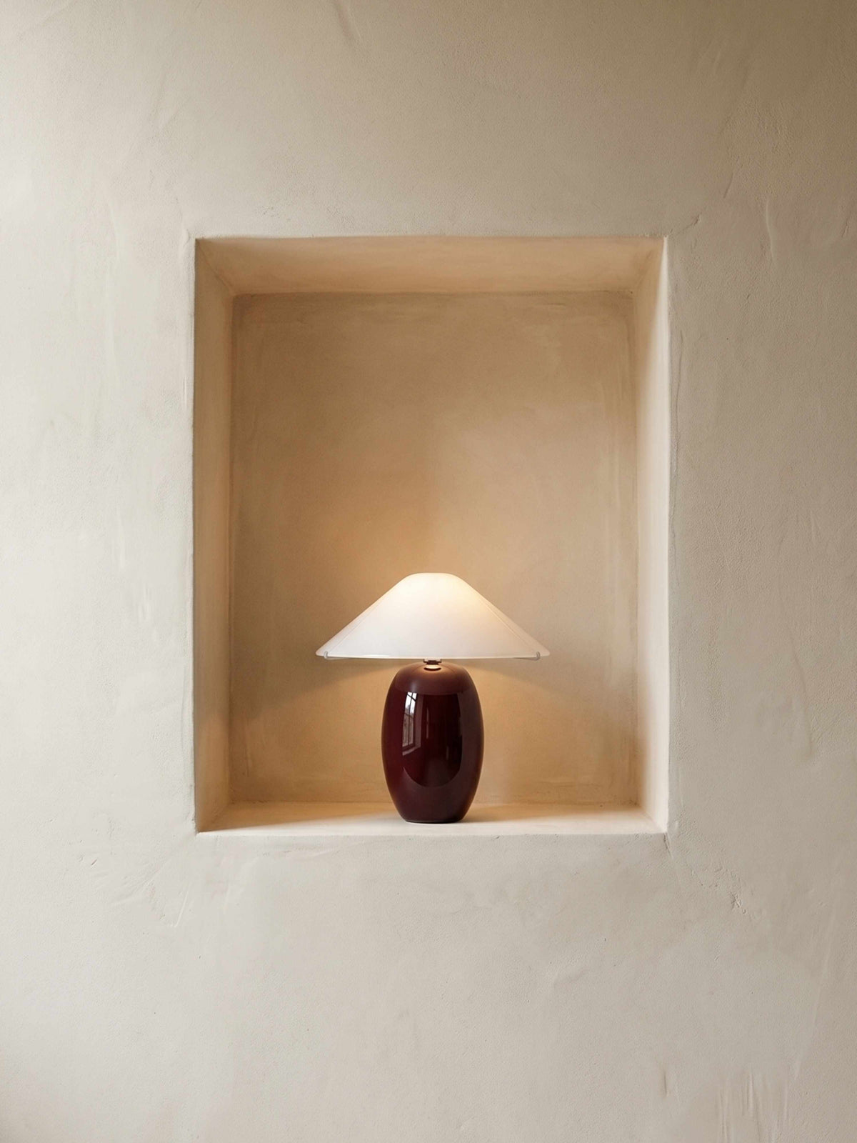 Maríel Portable Lamp | Rød Keramik