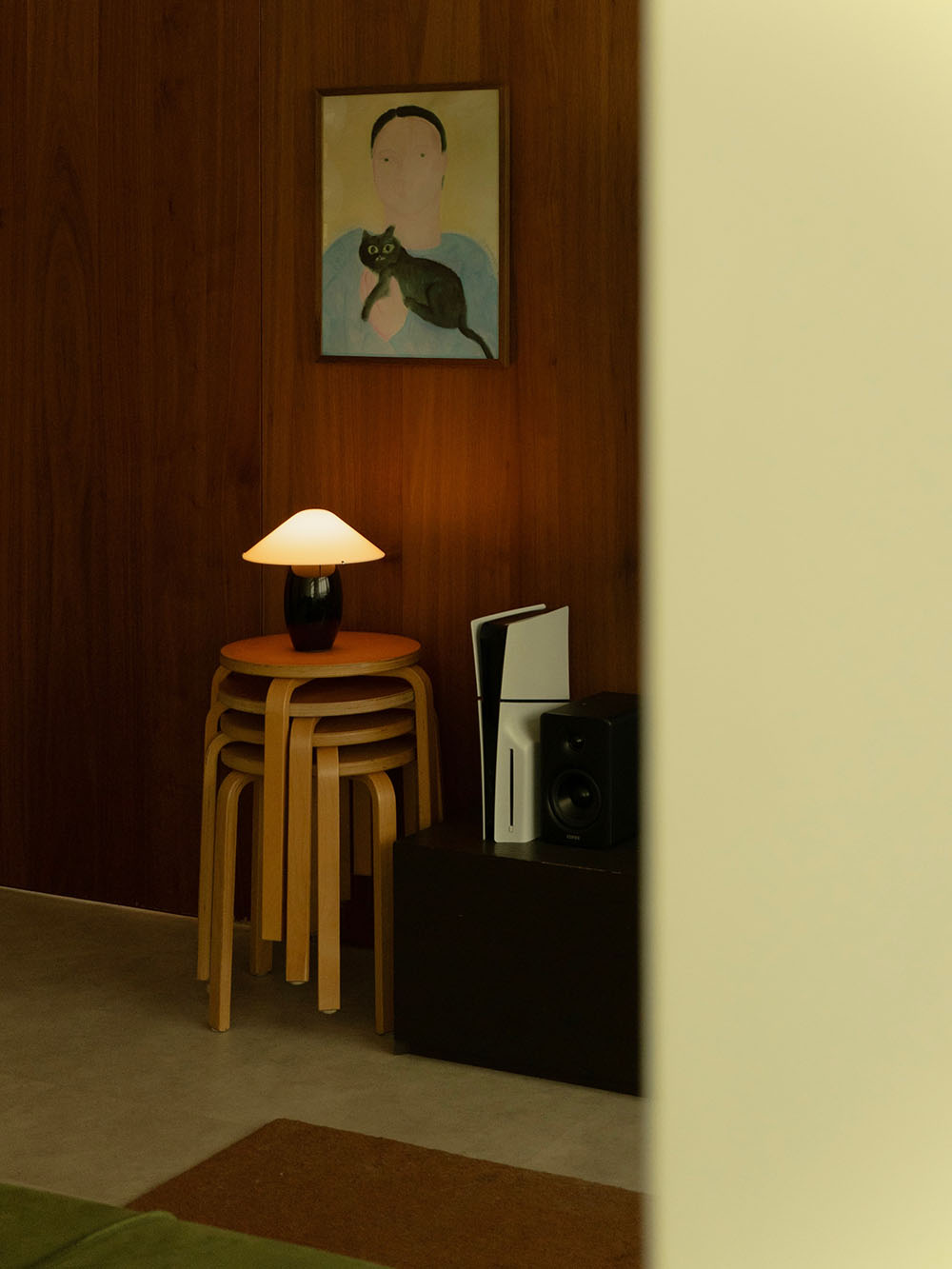 Maríel Portable Lamp | Sort Keramik