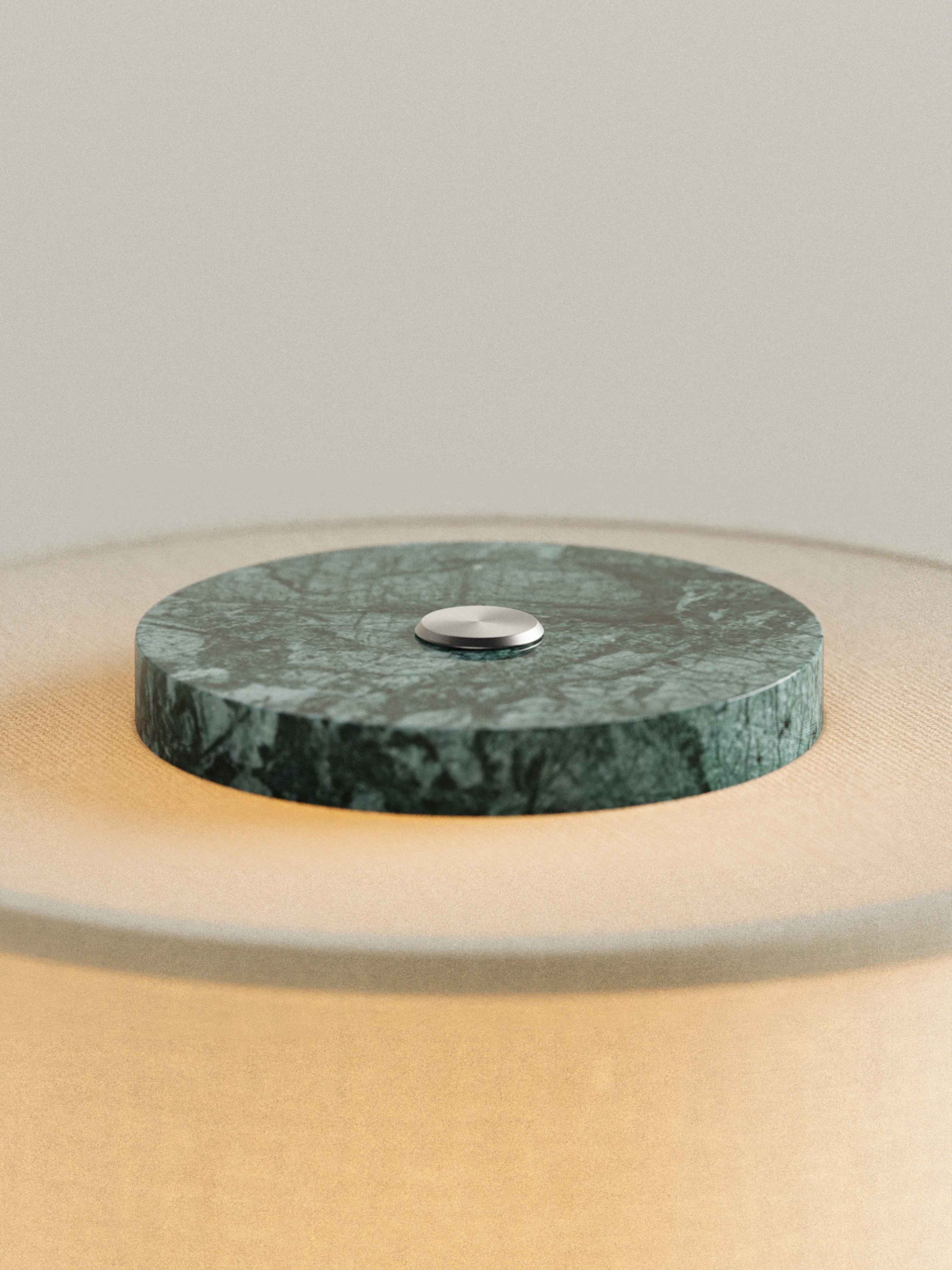 Auríe Portable Lamp | Verde Guatemala & Hør | 25 cm