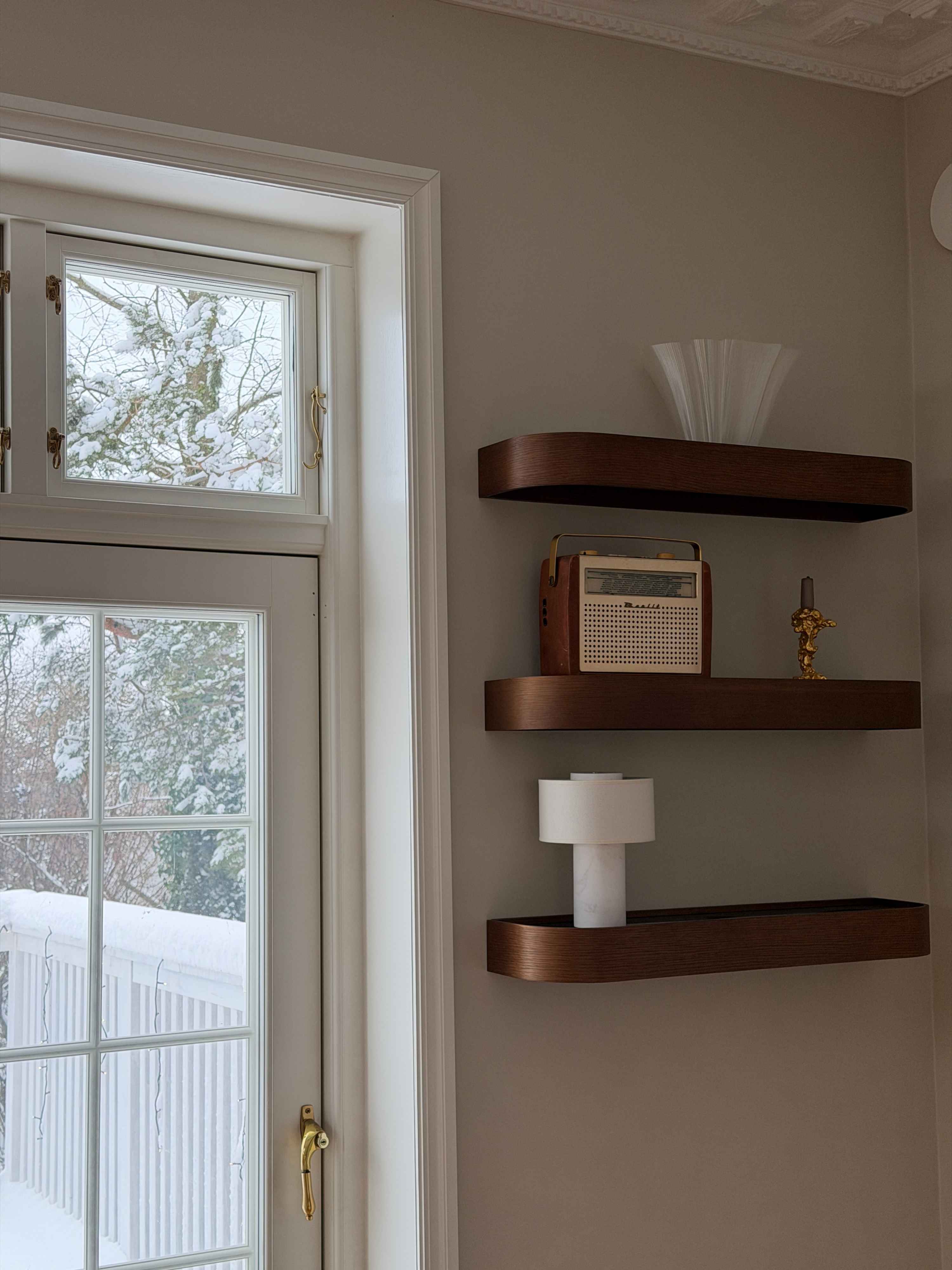 Auríe Portable Lamp | Hvid Marmor & Hør | 25 cm