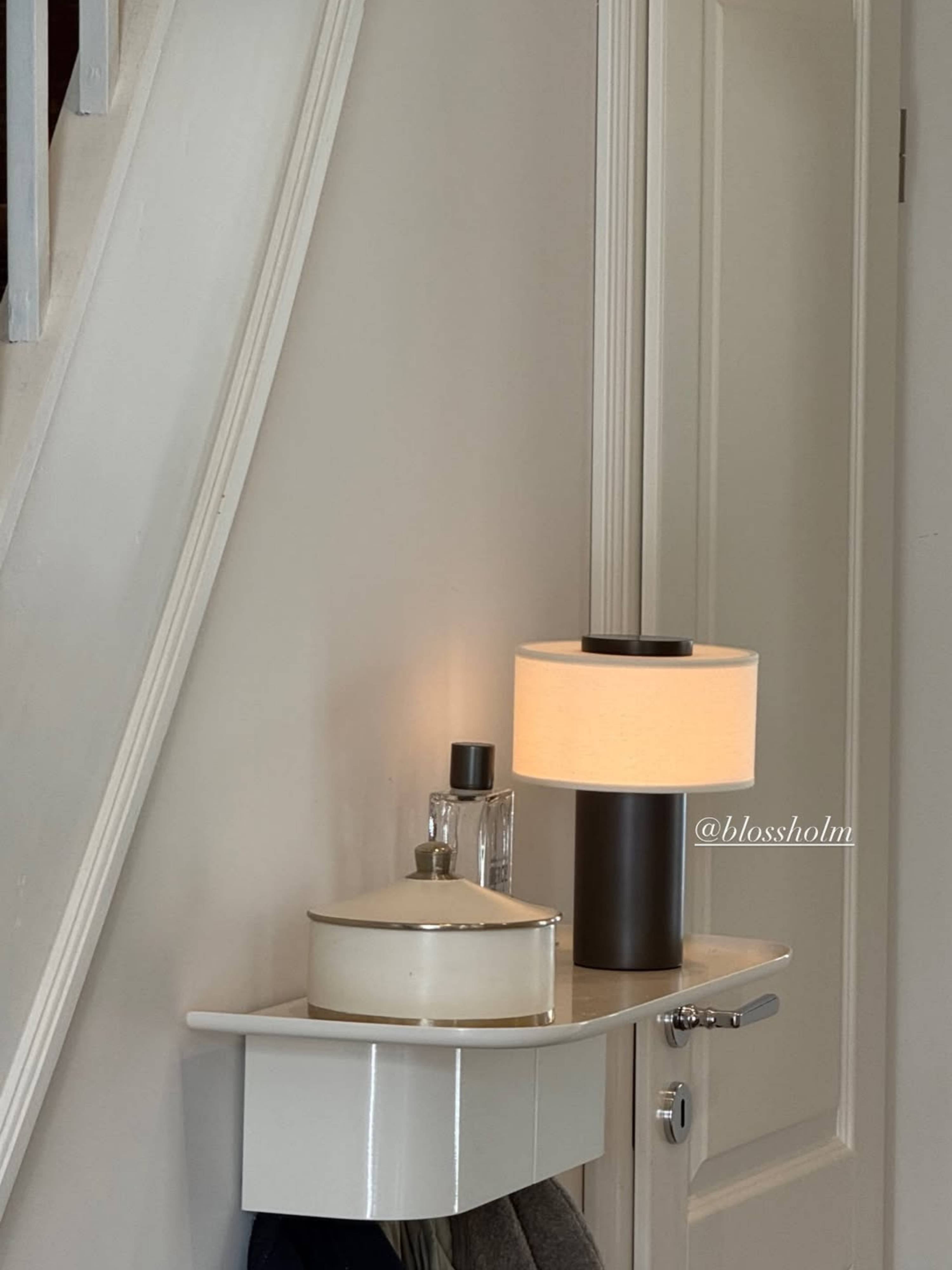 Auríe Portable Lamp | Bronze & Hør | 25 cm