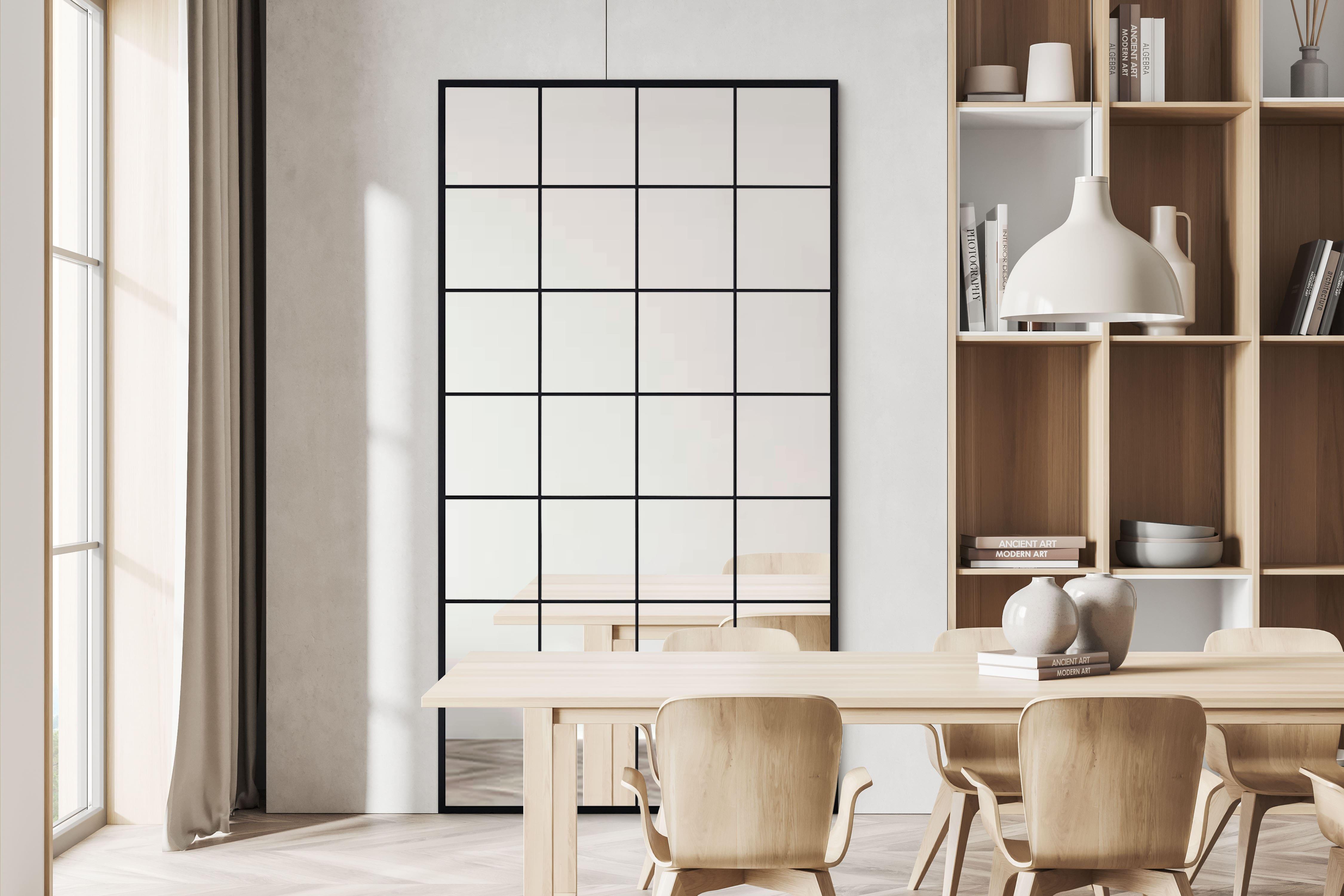 Grid mirror no. 6 et et yderst smukt element til hjemmet  |  210 x 120 cm