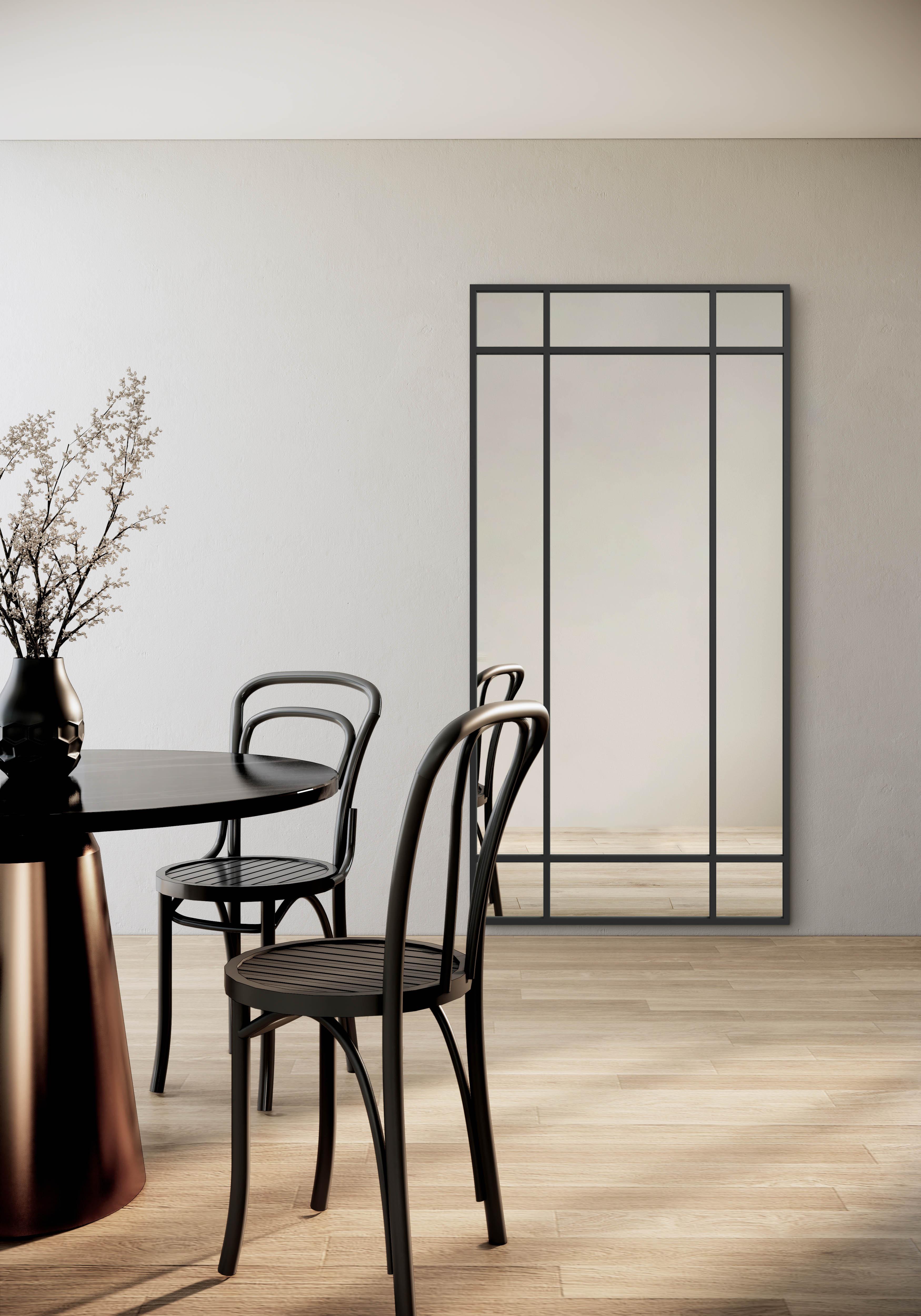 Industrial mirror No. 2 | Spejl med ramme i jern | 200x100 cm - Blossholm