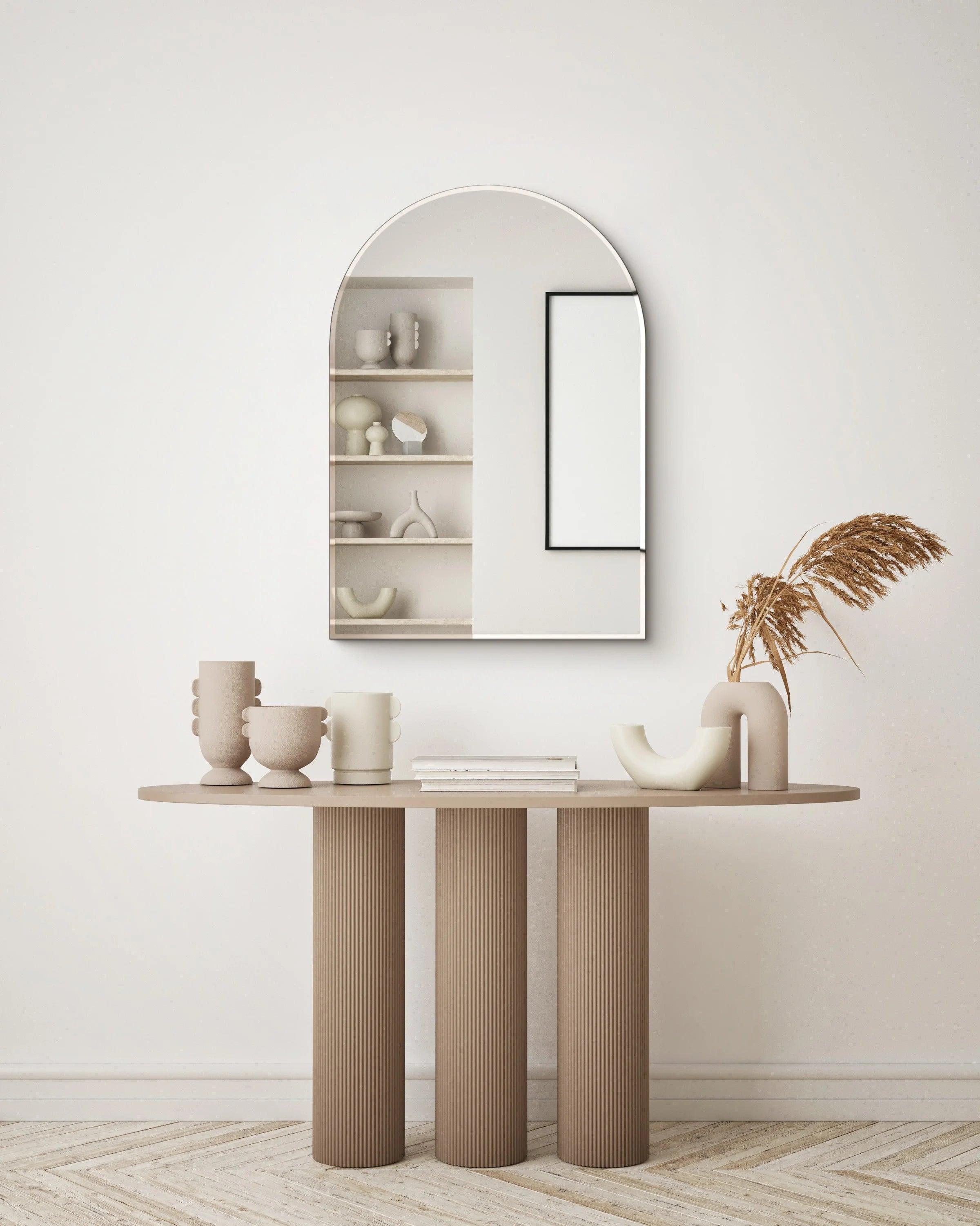 Arko mirror No. 1 med flot naturlig bue | Small - Blossholm